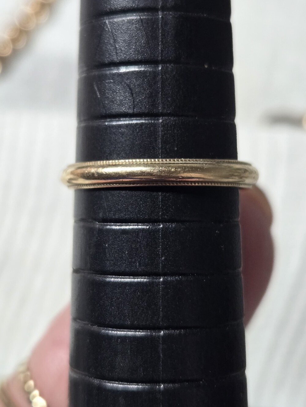 14k Solid Gold Band Stackable Women's Ring - Picture 8 of 8